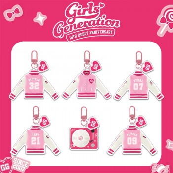 Kpop Girls Generation 18th Anniversary CD Album Acrylic Key chains