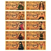 Demon Slayer anime coin gold banknotes(price for 1...