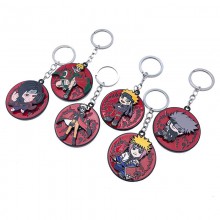 Naruto anime movable alloy key chain