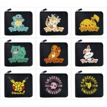 Pokemon anime zipper wallet purse
