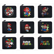 Super Mario anime zipper wallet purse