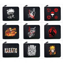 Naruto anime zipper wallet purse