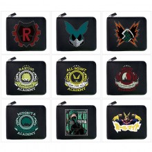 My Hero Academia anime zipper wallet purse