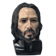John Wick Keanu Reeves Headger Cosplay Latex Mask