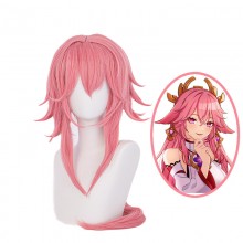 Genshin Impact Yae Miko game cosplay wig