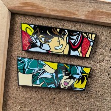 Saint Seiya anime Alloy Enamel Badges Brooch Pins