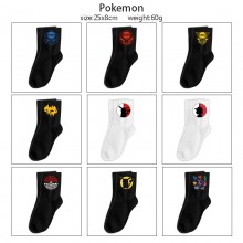 Pokemon anime mid length cotton socks