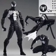 SHF Black Neighbor Symbiote Spider-Man Action Figu...