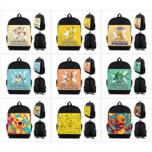Pokemon anime nylon backpack bag