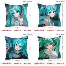 Hatsune Miku anime two-sided pillow 40CM/45CM/50CM