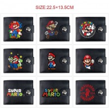 Super Mario anime card holder magnetic buckle wall...