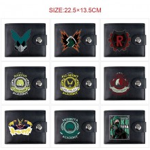 My Hero Academia anime card holder magnetic buckle...