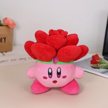 8inches Star Kirby Rose Flower 520 anime plush dol...