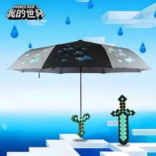 Minecraft game Folded Portable Umbrella