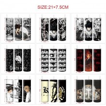 Death Note anime coffee water bottle cup with stra...