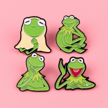 Kermit the Frog anime Alloy Enamel Badges Brooch P...