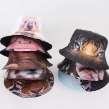 Animal Gorilla Tiger bucket hat cap
