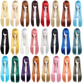 The anime cosplay wig 80cm