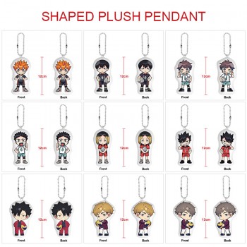 Haikyuu anime custom shaped plush doll key chain