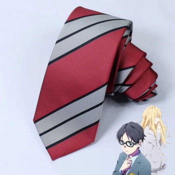 Your Lie in April anime cosplay necktie