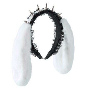 Punk Gothic Lolita Headwear Rivets Headband