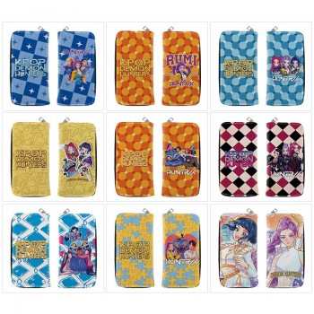 K-POP Demon Hunters long zipper wallet purse