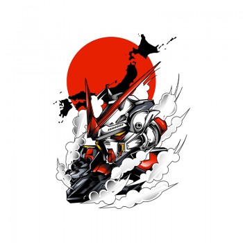 Gundam anime Waterproof Car Stickers