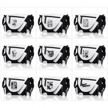 Chainsaw Man PU black white color crossbody satchel shoulder bag