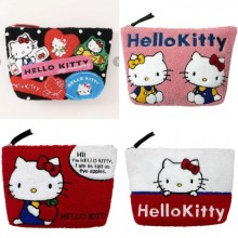 Hello Kitty Embroidery Makeup Bag Pen Storage Bag