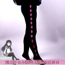 Puella Magi Madoka Magica Akemi Homura Cosplay Stockings