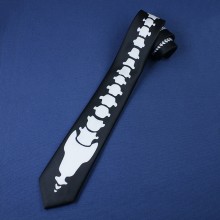 James Bond Day Of The Dead Spy Cosplay Necktie