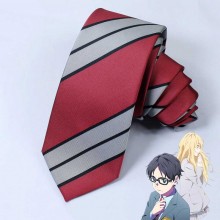 Your Lie in April anime cosplay necktie