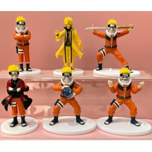6pcs/set Naruto Uzumaki Naruto anime figure(OPP ba...