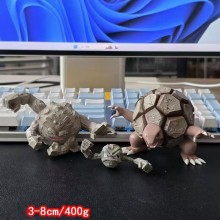 3pcs/set Pokemon ZXZ Graveler Golem Geodude Anime Figures