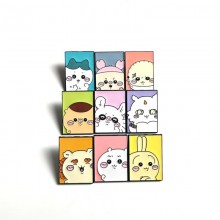 Chiikawa anime Alloy Enamel Badges Brooch Pins
