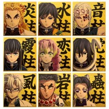 Demon Slayer anime snap foil stamping cards