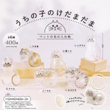 Transparent cat hair storage box Hanging figure do...