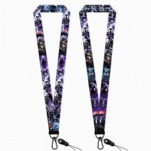 Solo Leveling anime ID cards holders cases lanyard phone straps hang rope key chain