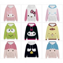 Sanrio Melody kitty Cinnamoroll Kuromi anime long ...
