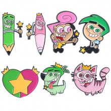 The Fairly OddParents anime Alloy Enamel Badges Br...