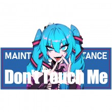 Hatsune Miku anime Waterproof Car Stickers