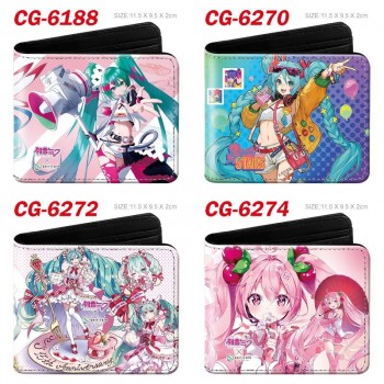 Hatsune Miku anime wallet purse