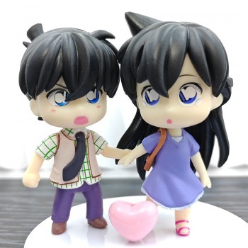 2pcs/set Detective Conan anime figures(OPP bag)