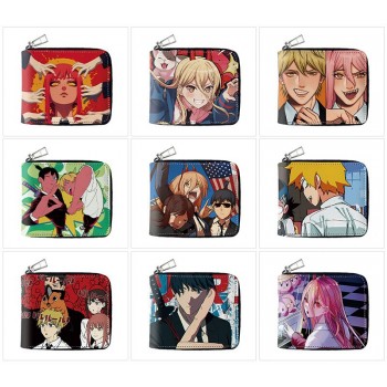 Chainsaw Man anime zipper wallet purse