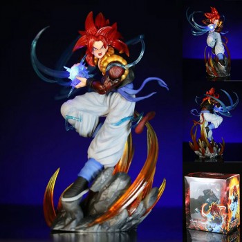 Dragon Ball Super Saiyan 4 Gogeta anime figure(can lightable)