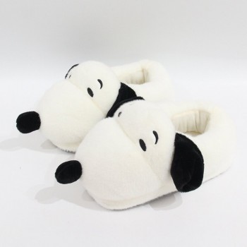 Snoopy anime plush shoes slippers a pair 28cm