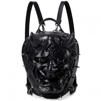 3D Demon King Ghost Night Tattoo personalized rivet backpack bag