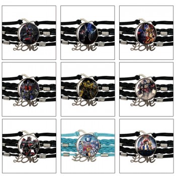Transformers anime braided gemstone bracelet hand chain