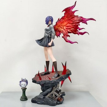 Tokyo ghoul Touka Kirishima anime figure 2 heads