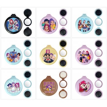 K-POP Demon Hunters folding portable comb mirrorrs